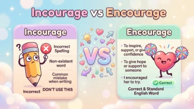 Incourage vs Encourage