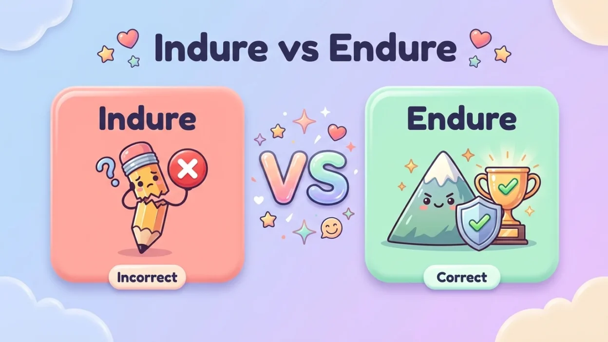 Indure vs Endure