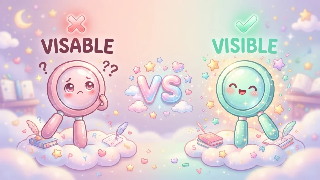 Visible or Visable