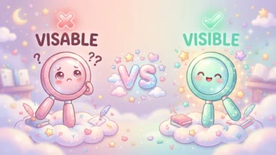 Visible or Visable