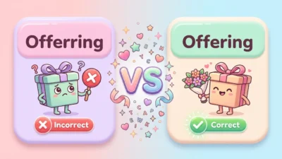 Offerring vs Offering