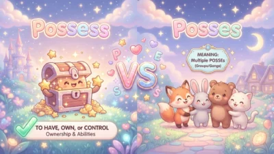 Possess vs Posses