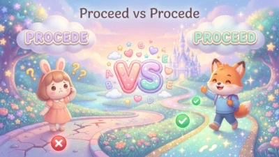 Proceed vs Procede