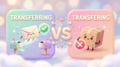 Transferring vs Transfering