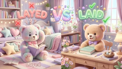 Layed vs Laid