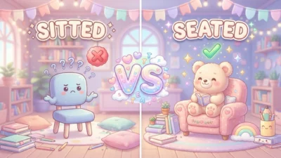 Sitted vs Seated