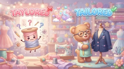 Taylored vs Tailored