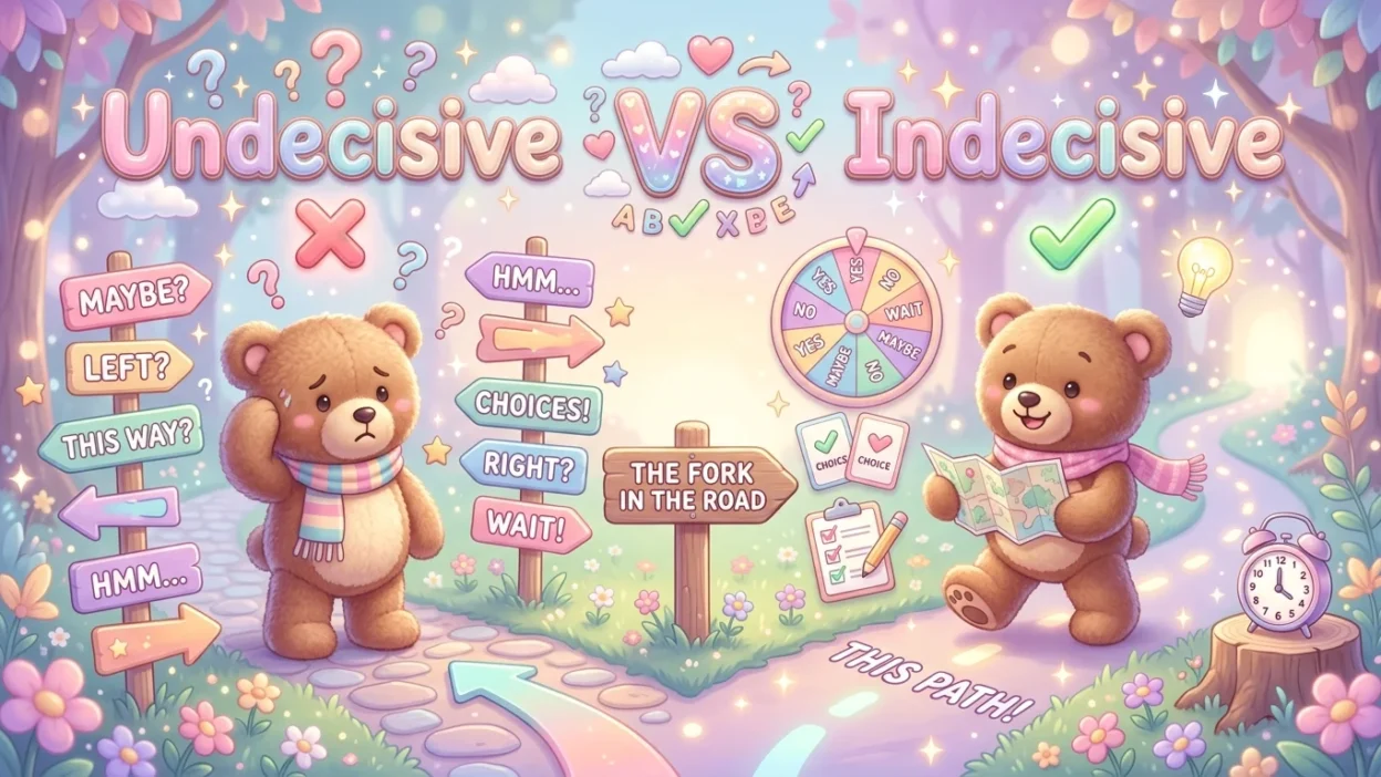 Undecisive vs Indecisive