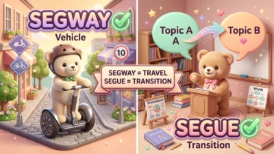 Segway vs Segue