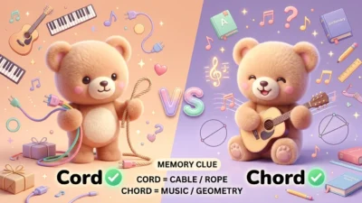 Cord vs Chord