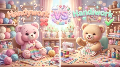 Handiwork vs Handywork
