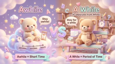 Awhile vs A While