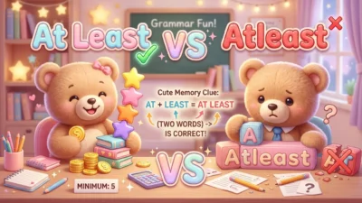 At Least vs Atleast