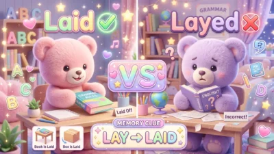 Laid vs Layed