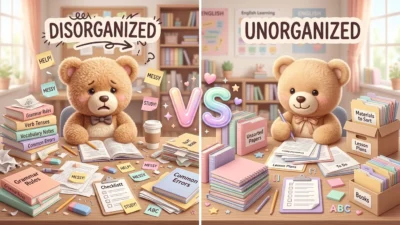 Disorganized vs Unorganized