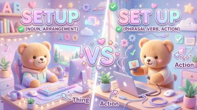 Setup vs Set Up
