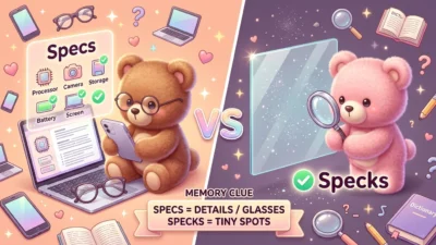 Specs vs Specks