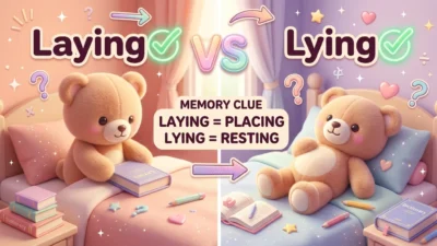 Laying vs Lying