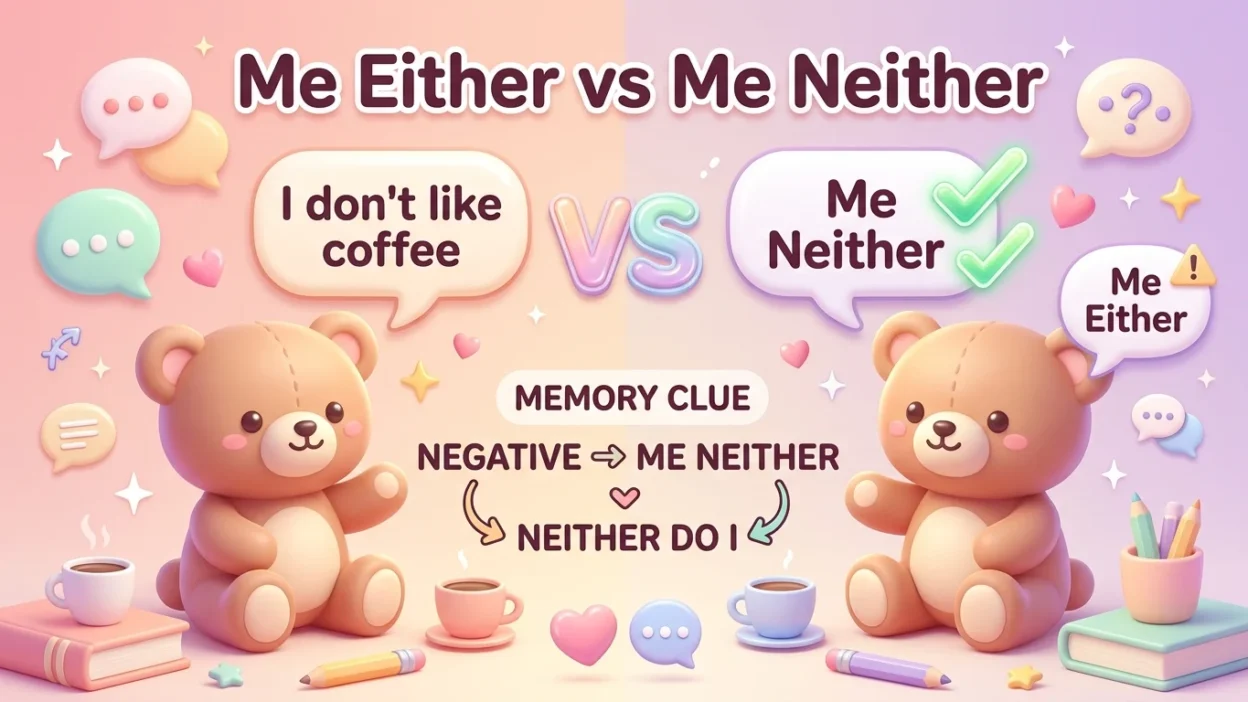 Me Either vs Me Neither