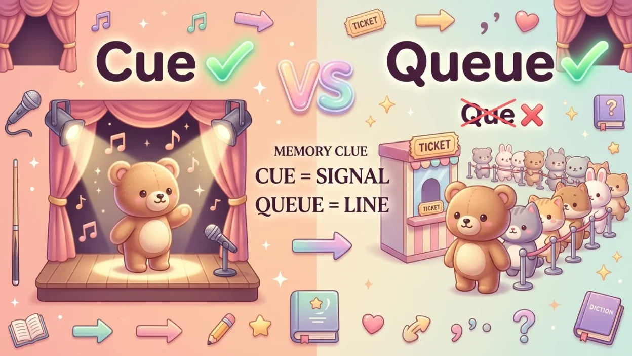 Cue vs Que