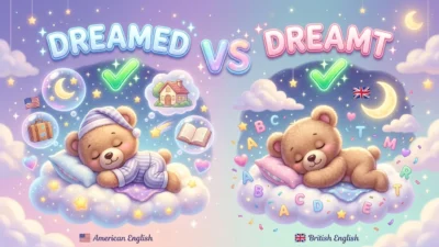Dreamed vs Dreamt
