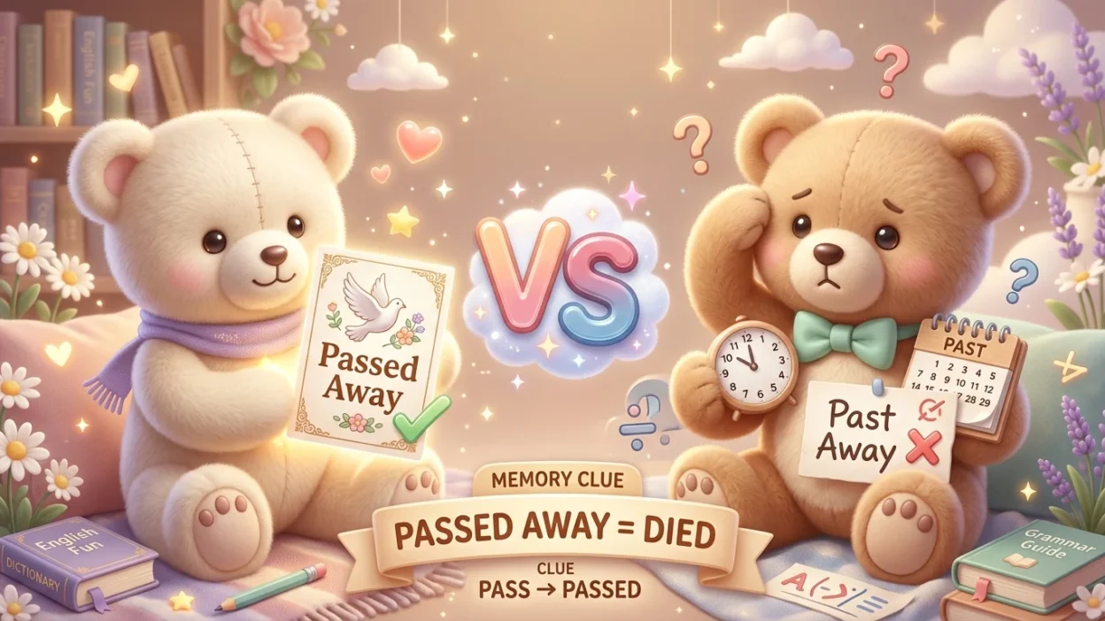 Passed Away vs Past Away