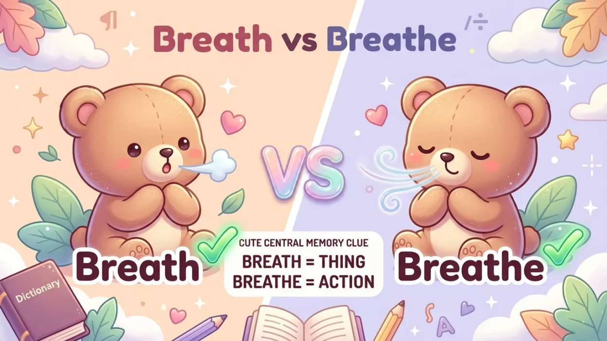 Breath vs Breathe