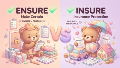 Ensure vs Insure