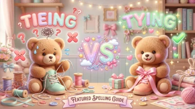 Tieing vs Tying