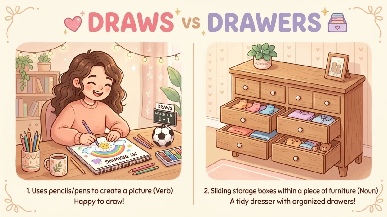 Draws vs Drawers