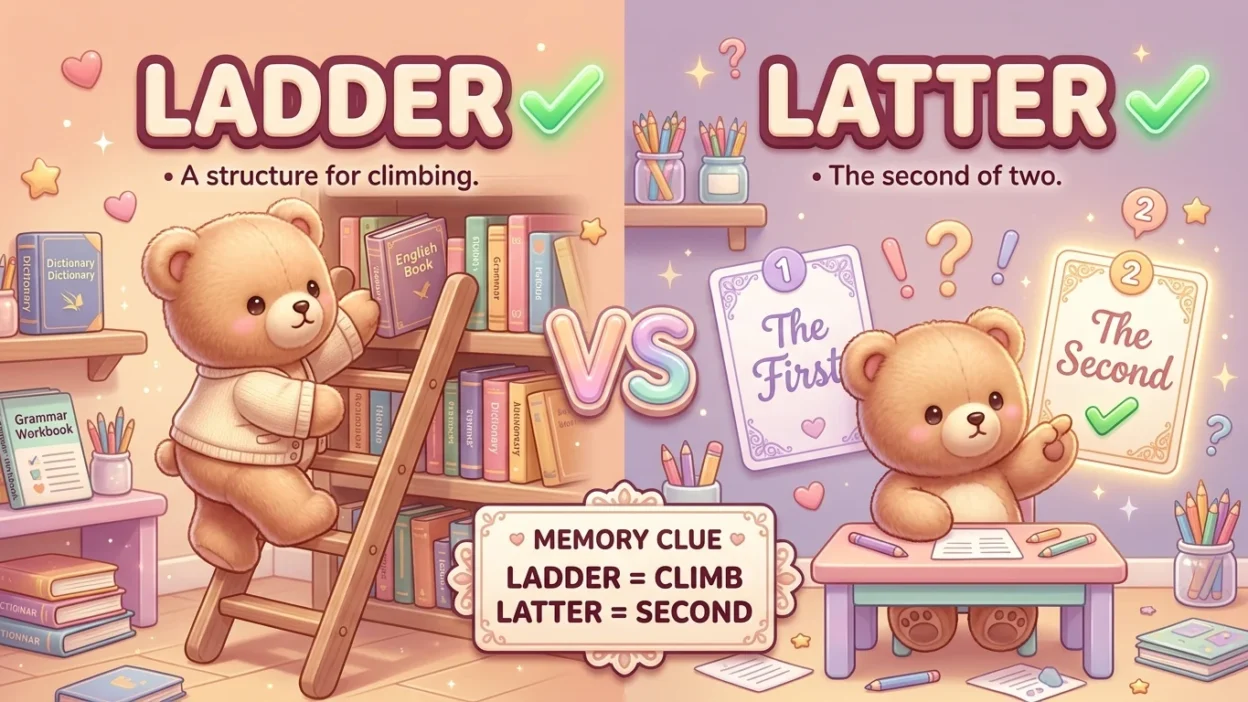 Ladder vs Latter